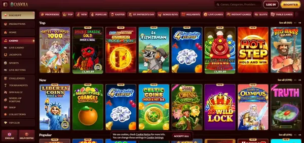Casoola Casino screenshot 1