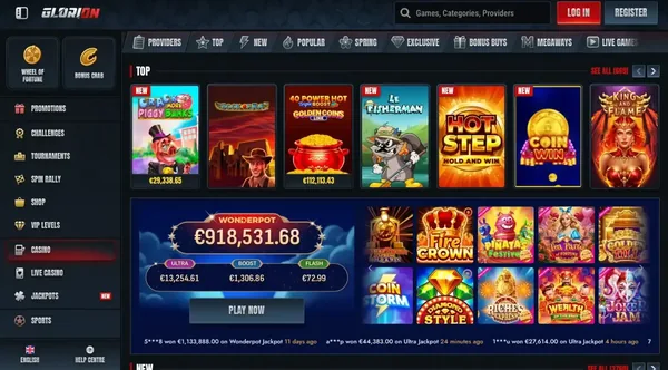 Glorion Casino screenshot 3