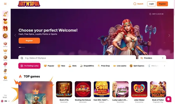 HitNSpin Casino screenshot 3